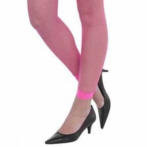 Fishnet Leggings Pink Neon