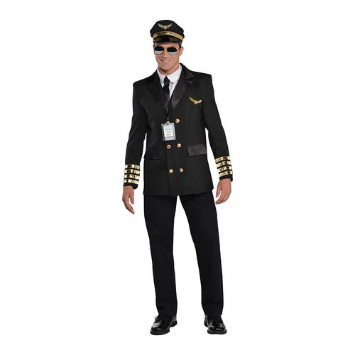 Costume Captain Wingman Pilot Men's Large