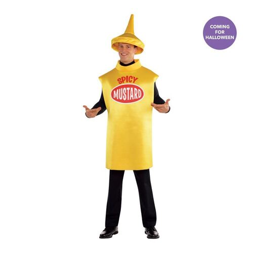 Costume Mustard Bottle Standard Size