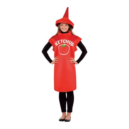 Costume Ketchup Bottle Standard Size