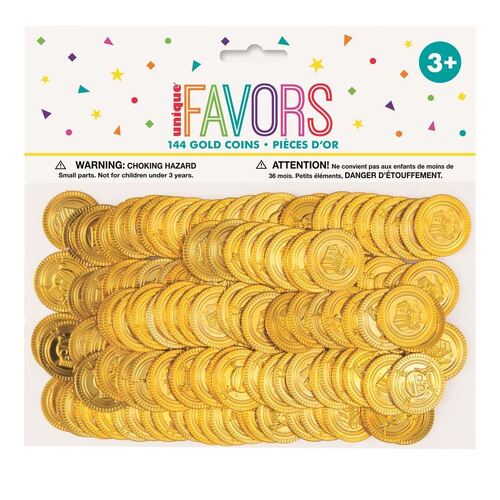 Treasure Gold Coins 144pk
