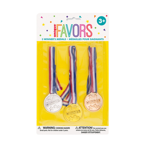 Winner Medals 3 Pack