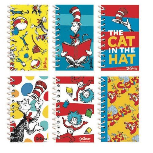 Dr Seuss Mini Notepad Favors Assorted Designs 12 Pack