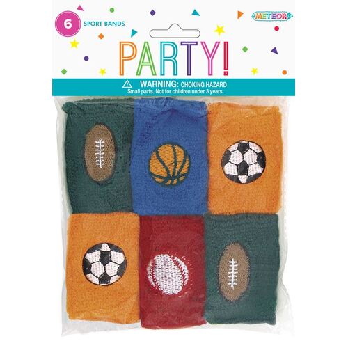 6 Sport Wrist Bands