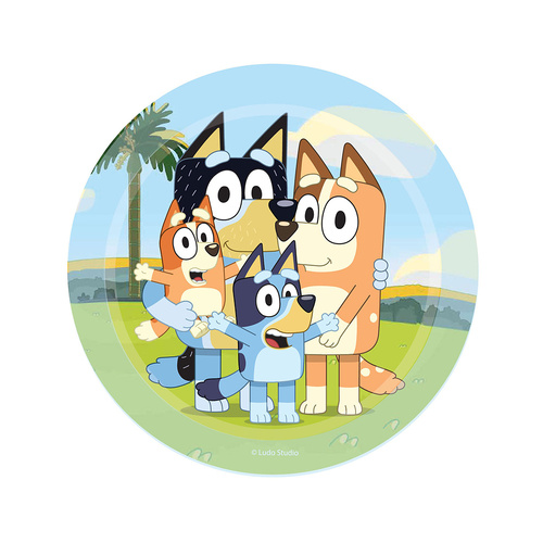 Bluey Round Paper Plates NPC 17cm 8 Pack