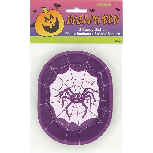 2 Spider Candy Dishes
