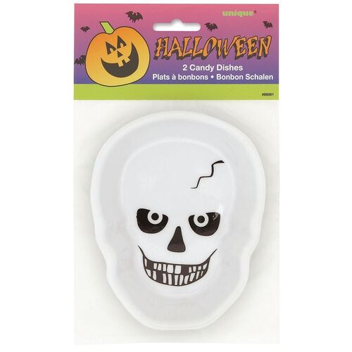 2 Skull Candy Dishes