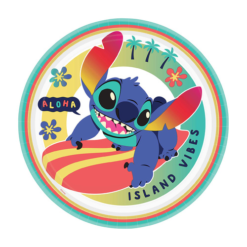 Lilo & Stitch Paper Plates NPC 23cm 8 Pack
