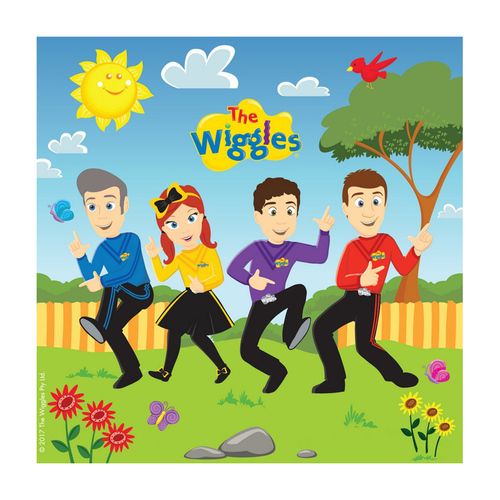 the Wiggles Luncheon Napkins (33cm x 33cm) 16 Pack