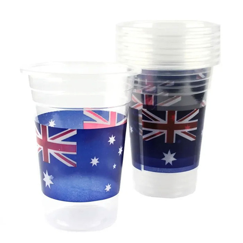 Australia Plastic Cups 473ml 8 Pack