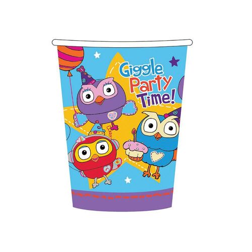Giggle and Hoot Cups 266ml 8 Pack