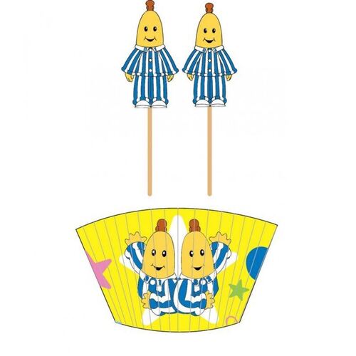 Bananas in Pyjamas Cupcake Cases & Picks