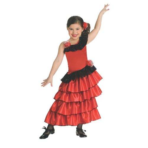 Spanish Princess Flamenco Costume Child