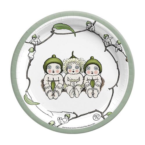 May Gibbs Paper Plates 23cm 8 Pack