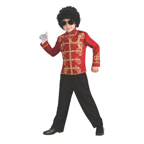 Michael Jackson Red Military Jacket Child