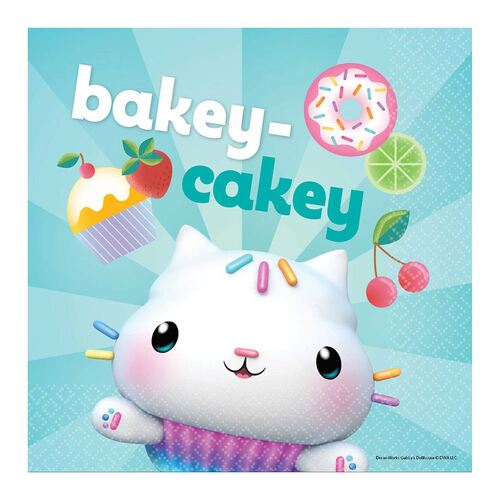 Gabby's Dollhouse Lunch Napkins 16 Pack