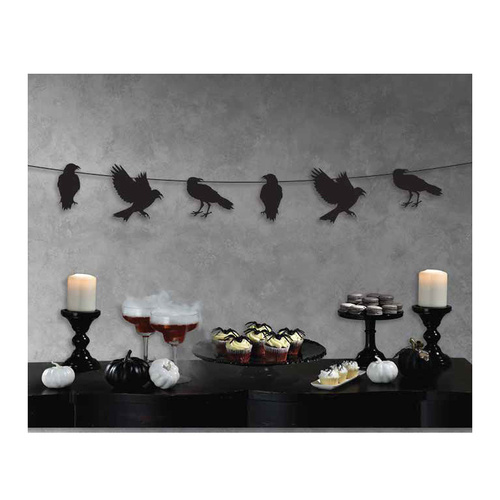Crow Bunting String Decoration
