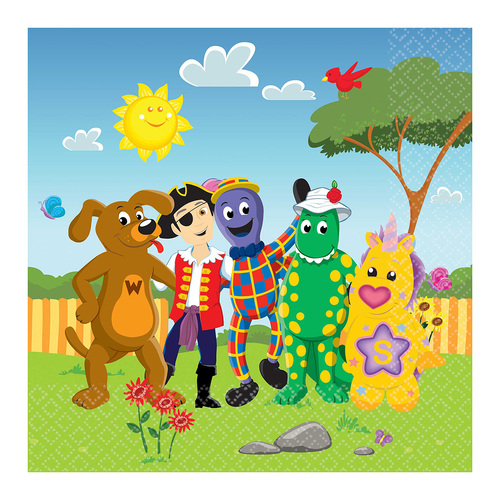 The Wiggles Party Lunch Napkins 16 Pack