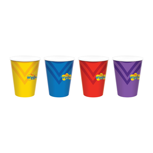 The Wiggles Party Paper Cups 266ml 8 Pack