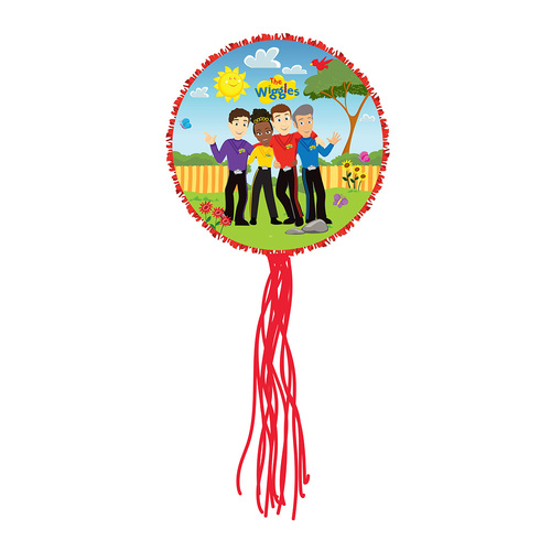 The Wiggles Party Expandable Pull String Drum Pinata