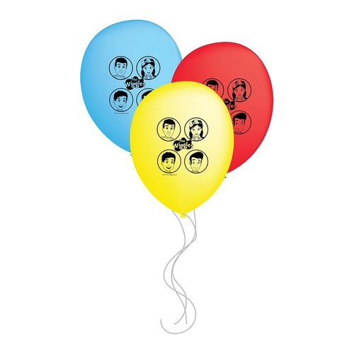 the Wiggles Group  30cm 6 Pack Balloons