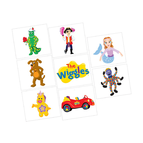 The Wiggles Party Tattoos 8 Pack