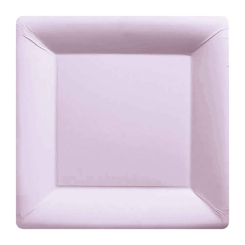 Paper Plates Square Pastel Lilac NPC 23cm 20 Pack
