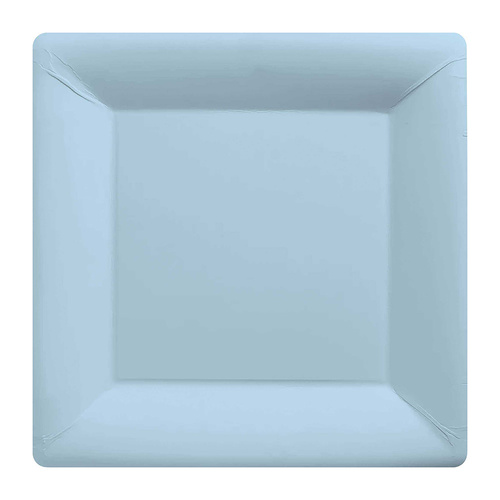 Paper Plates Square Pastel Blue NPC 23cm 20 Pack