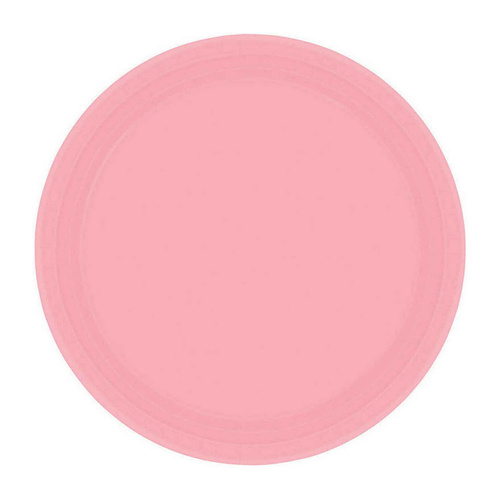 Paper Plates Round New Pink NPC 17cm 20 Pack