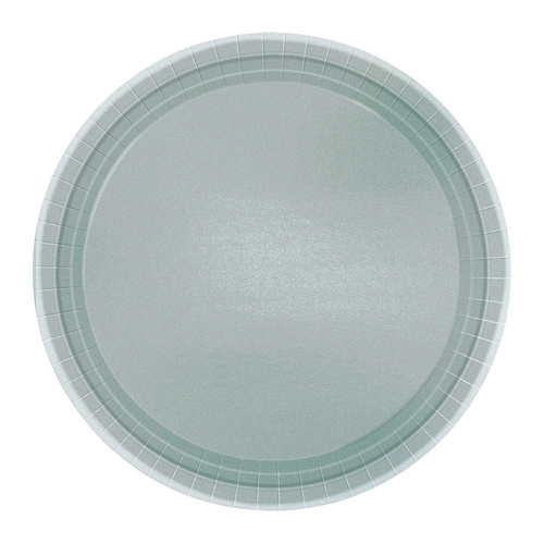 Paper Plates Round Silver NPC 17cm 20 Pack