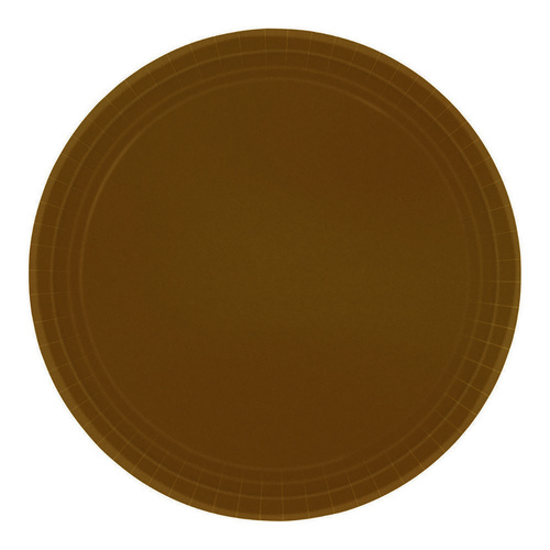 Paper Plates Round Gold NPC 17cm 20 Pack