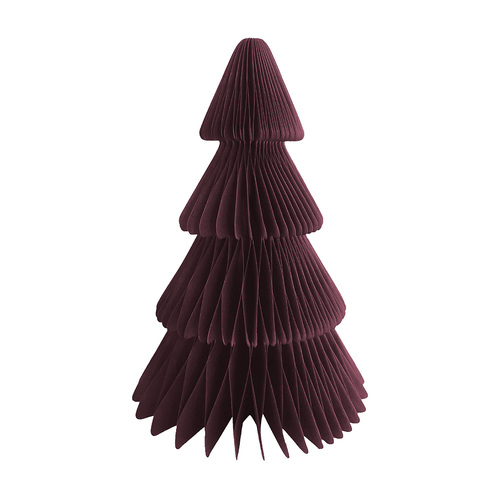 Christmas Honeycomb Red Tree Decoration 20cm