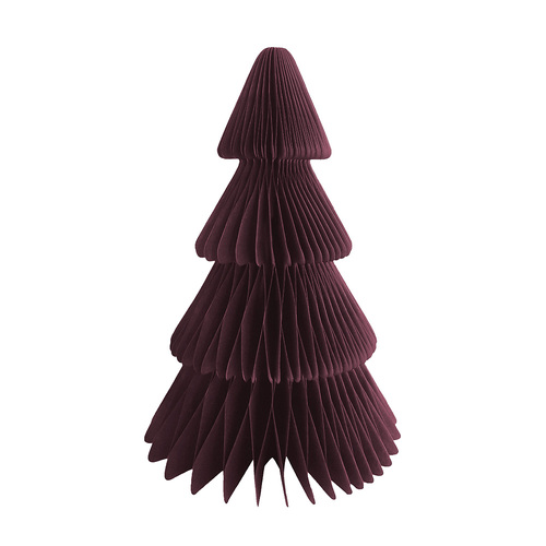 Christmas Honeycomb Red Tree Decoration 35cm