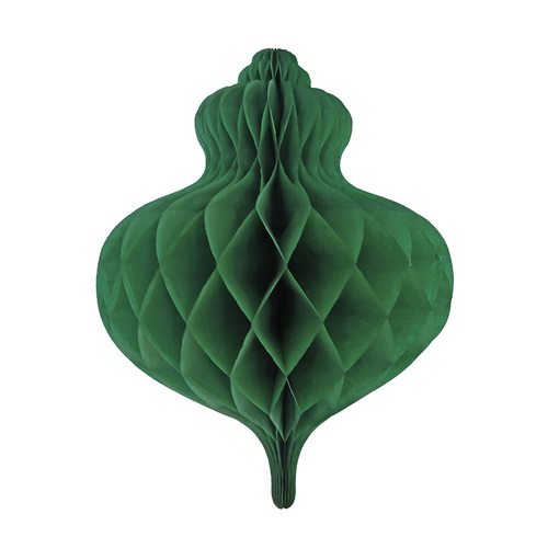 Christmas Honeycomb Green Bauble Decoration 40cm