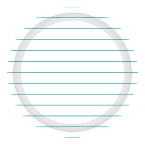 Stripes Paper Plates Round Robin's Egg Blue NPC 23cm 8 Pack