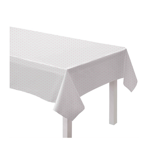 Dot Paper Tablecover Bright Pink 137cm x 274cm