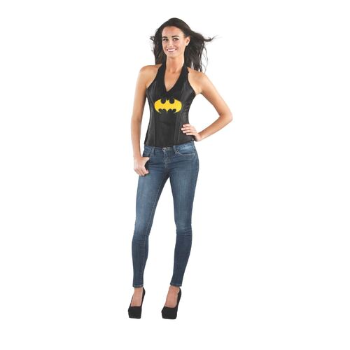 Batgirl Leather-Look Corset 