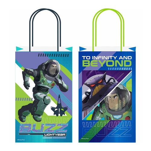 Buzz Lightyear Paper Kraft Bags 8 Pack
