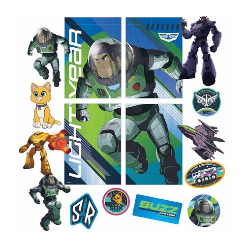 Buzz Lightyear Scene Setters & Assorted Props 16 Pack