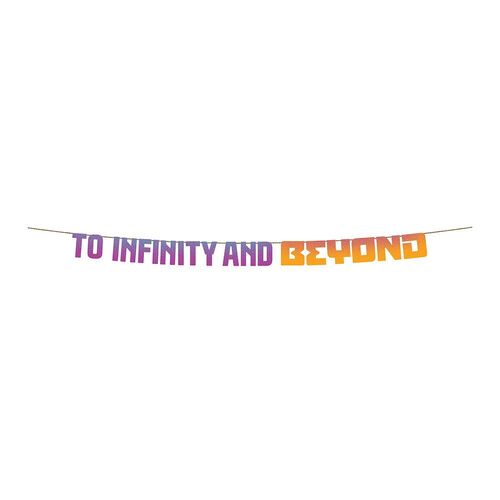 Buzz Lightyear To Infinity And Beyond Letter Banner