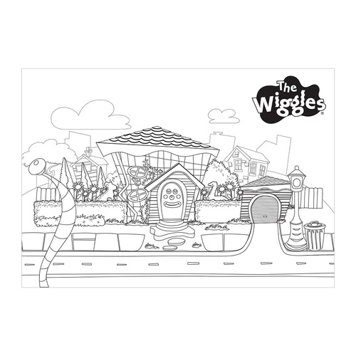 The Wiggles Party Colour Me Placemats 8 Pack