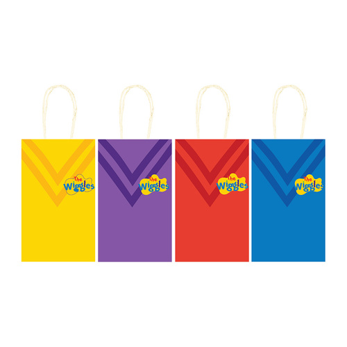 The Wiggles Party Paper Kraft Bags 8 Pack