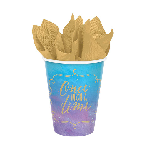 Disney Princess Once Upon A Time Paper Cups HC 266ml 8 Pack