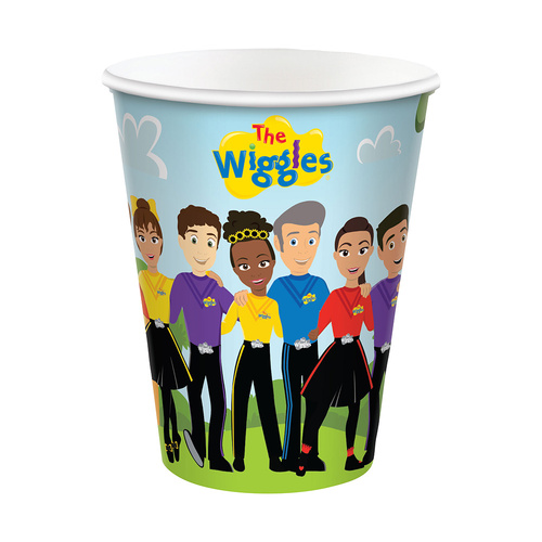 The Wiggles Paper Cups HC 266ml 8 Pack