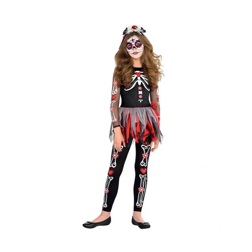 Costume Scared to the Bone Girls 5-7 Years
