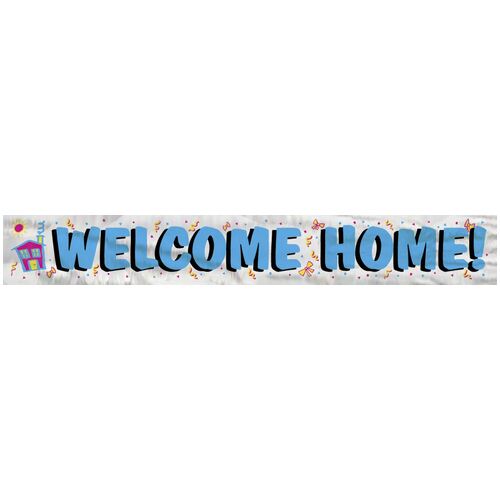Welcome Home Foil Banner 12ft