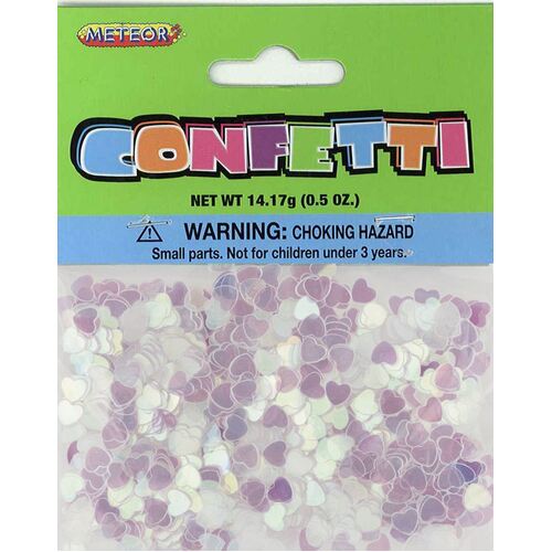 Iridescent Hearts Confetti 14Grams (0.5Oz)