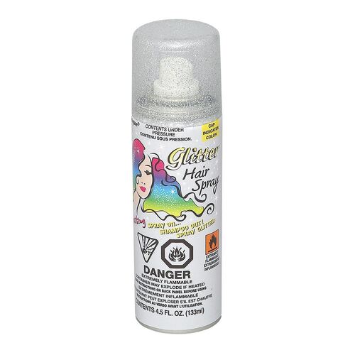 Hair Spray Glitter Silver