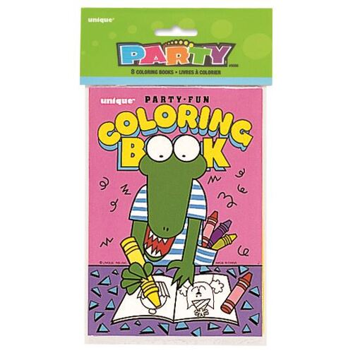 8 Coloring Books