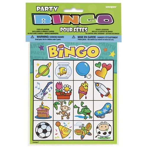 Bingo Party Game 8 Pack